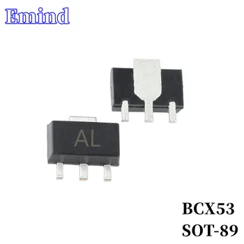 100Pcs BCX53 Transistor SMD Pegada SOT-89 Serigrafia AL Tipo PNP 80V/1.5 UM Bipolar Amplificador de Transistor